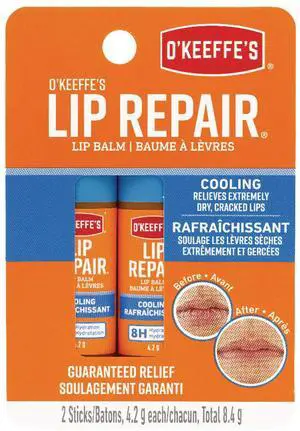 Lip Repair Cooling Lip Balm 0.15 oz Stick 2/Pack K1710402