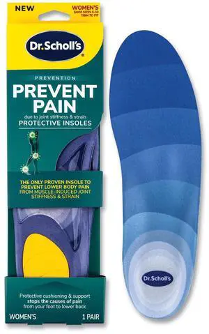 Prevent Pain Protective Insoles for Women Women's Size 6 to 10 Purple 90000393