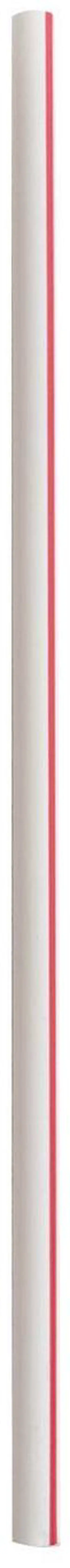 Jumbo Straws 7.75" Polypropylene Red/White Striped 250/Pack 50 Packs/Carton BWKJSTUW775RW