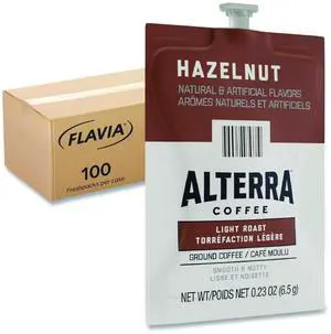 Flavia 48011 Alterra Hazelnut Coffee Freshpack - 100/Carton