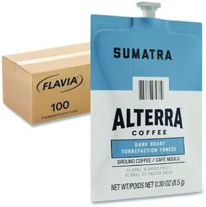 Flavia 48017 Alterra Sumatra Coffee Freshpack - 100/Carton