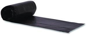 Reprocessed Resin Can Liners 60 gal 1.5 mil 38 x 58 Black Perforated Roll 100/Carton X7658AKKR01