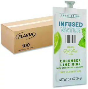 Cucumber Lime Mint Infused Water Freshpack 100/Carton 48051