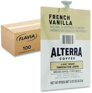 Flavia 48009 Alterra French Vanilla Coffee Freshpack - 100/Carton