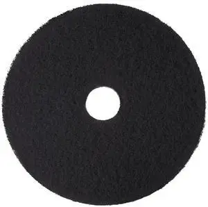 Low-Speed High Productivity Floor Pads 7300 21" Diameter Black 5/Carton 730021