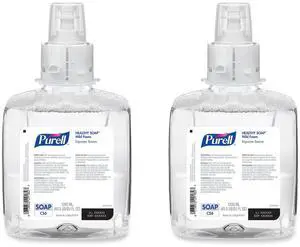 Purell Mild Foam Refill For CS6 Dispensers Fragrance-Free 2/Carton 657402