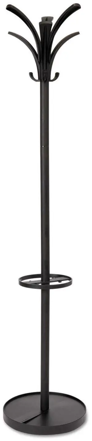 Alba Brio Coat Stand 13.75w x 13.75d x 66.25h Black PMBRION