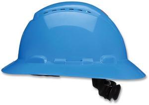 SecureFit H-Series Hard Hats H-800 Vented Hat with UV Indicator 4-Point Pressure Diffusion Ratchet Suspension Blue H803SFVUV