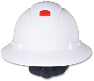 SecureFit H-Series Hard Hats H-800 Hat with UV Indicator 4-Point Pressure Diffusion Ratchet Suspension White H801SFRUV