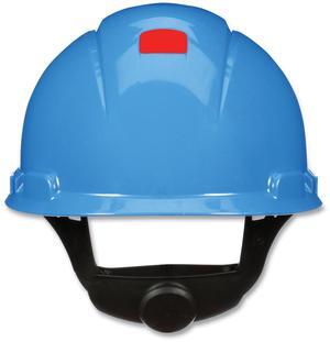 SecureFit H-Series Hard Hats H-700 Cap with UV Indicator 4-Point Pressure Diffusion Ratchet Suspension Blue H703SFRUV