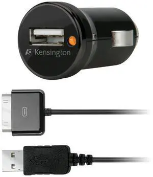 Kensington 1AMP PowerBolt Car Charger for iPod/iPhone
