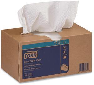Basic Paper Wiper 1-Ply 9 x 10.5 White 250/Box 24 Boxes/Carton 192126