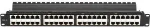 Black Box SpaceGAIN 48 Port 1U CAT6 High-Density Patch Panel JPM816AHD
