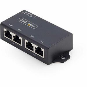 StarTech 2-Port Gigabit Midspan PoE+ Injector, 30W AF221C-POE-INJECTOR