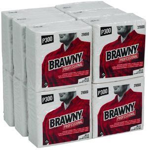 All Purpose Wipers 3-Ply 13 x 13 White 80 Wipers/Pack 12 Packs/Carton 29000