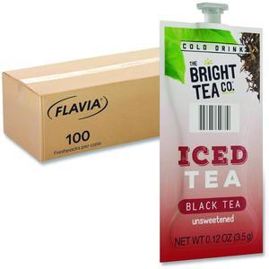 The Bright Tea Co. Unsweetened Iced Black Tea Freshpack 100/Carton 48047