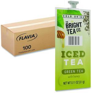 The Bright Tea Co. Iced Green Tea with Honey Freshpack 100/Carton 48049
