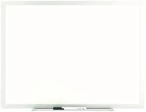 TRU RED Melamine Dry Erase Board, 24" x 18", Aluminum Frame TR59356