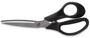 Stainless Steel Scissors 8" Long 3.58" Cut Length Offset Black Handle TR55033
