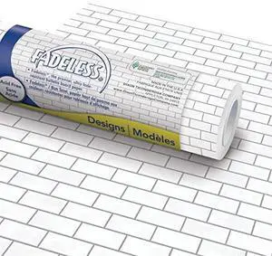 Pacon Fadeless Bulletin Board Art Paper Subway Tile 4x50ft White 1Ct P0057505