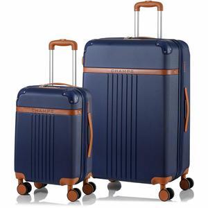 CHAMPS Vintage Collection 2-piece Hardside Luggage set Navy S1016NAVY