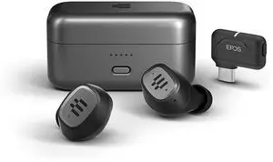 EPOS GTW 270 Hybrid in-Ear Wireless Gaming Earbuds Black/Grey