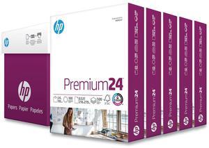HP Premium24 Paper 98 Bright 24lb 8.5 x 11 Ultra White 500 Sheets/Ream 5 Reams/Carton 115300, 11530-0