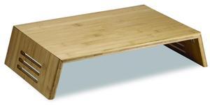 Bamboo Desktop Monitor Stand For 16" Monitors 17.56 x 12.44 x 2.64 Brown Supports 20 lbs 71008
