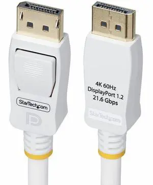 StarTech 10ft DisplayPort Cable White