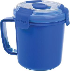 SnapLock Leak Proof Easy Open Stackable Soup To-Go Container, Turquoise