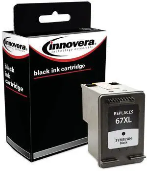Innovera Remanufactured Black Ink Replacement for 67XL 3YM57AN IVR3YM57AN