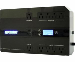 Minuteman Enspire-G EN900LGU 900VA Compact/Desktop/Floor/Wall Mountable UPS - Compact/Desktop/Floor/Wall Mountable - 3 Minute Stand-by - 120 V AC Input - 120 V AC Output - Stepped Sine Wave - USB