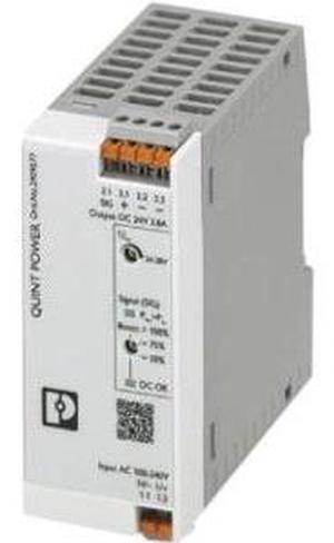 Perle QUINT4-PS/1AC/24DC/3.8/PT Single-Phase DIN Rail Power Supply 29095778