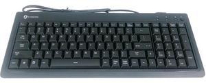 Buslink KR6820E-BK Slim USB Keyboard KR6820EBK