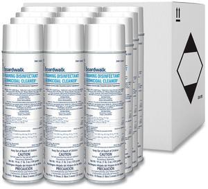 Boardwalk Foaming Disinfectant Germicidal Cleaner, Flowery Scent, 12-Pack