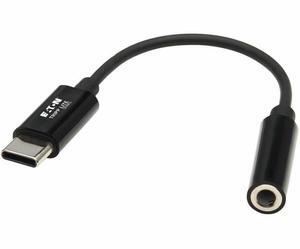 Eaton Tripp Lite Series USB-C to 3.5 mm Headphone Jack Adapter