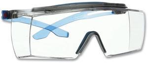 SecureFit Protective Eyewear 3700 OTG Series Blue Plastic Frame Clean Polycarbonate Lens SF3701XSGAFBLU