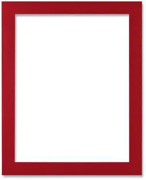 Deflecto Self-Adhesive Sign Holder 8.5x11" Red 68776R