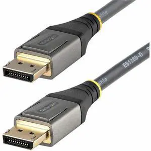 StarTech 1ft 30cm DisplayPort 1.4 Cable 8K 60Hz HDR10 UHD 4K 120Hz Video DP to DP Monitor Cord DP 1.4 Cable M/M
