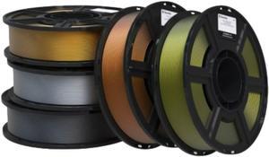 MakerBot Sketch 5 PLA 1.75mm Metallic Filament for 3D Printing Projects (5-Pack)