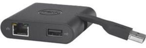 Dell Adapter DA200 - USB-C to HDMI/VGA/Ethernet/USB 3.0
