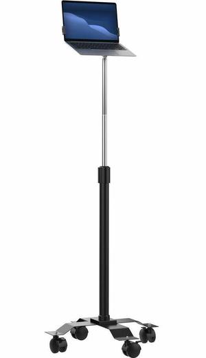 CTA Digital Rolling Floor Stand with Security Laptop Holder LTSCGS