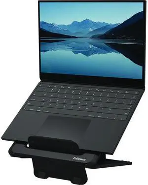 Fellowes Breyta Collection Height Adjustable 14" Laptop Stand, Black 100098500