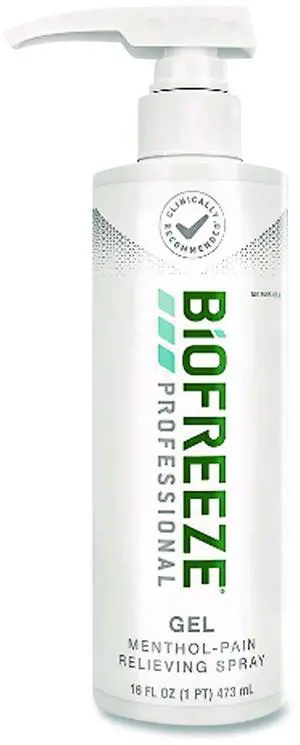 PROFESSIONAL GREEN TOPICAL ANALGESIC PAIN RELIEVER GEL, 16 OZ PUMP