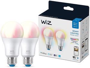 Philips WiZ Connected 2Pk Color 60W A19 Smart WiFi Light Bulb 16 Million Colors