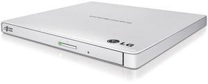 LG Ultra-Slim Portable DVD Burner & Drive with M-DISC Support - White