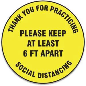 SlipGard 12" Floor Sign Yellow 25PK