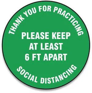 SlipGard 12" Floor Sign Green 25PK