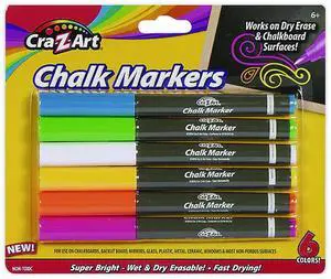 Cra-Z-Art Chalk Markers Set of 6 Assorted Colors