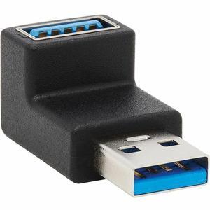 TRIPP LITE U324-000-UP USB 3.0 SUPERSPEED ADAPTER - USB-A TO USB-A, M/F, UP ANGLE, BLACK